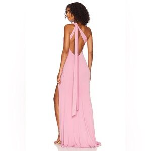 Katie May Raising The Bar Ruched Gown in Pinky Mauve